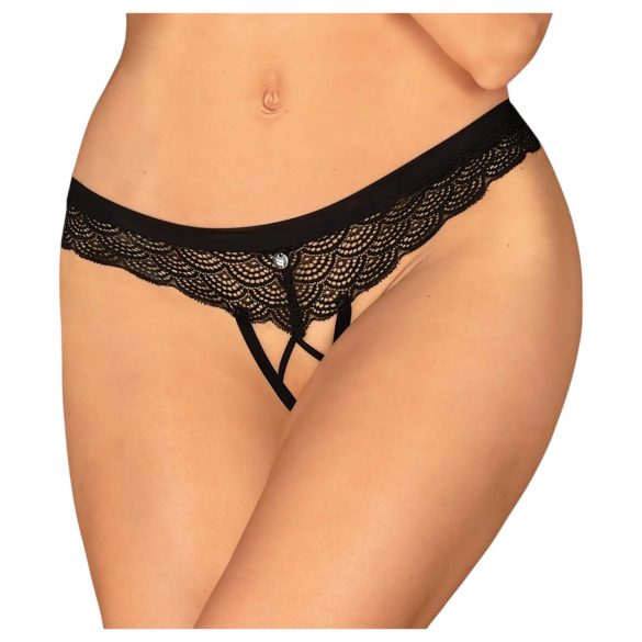 Obsessive Chemeris - tanga aberta (preta) - XL/XXL