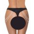 Cottelli - Tanga luxo bordada com pérolas (preto)