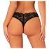 Obsessive Donna Dream - tanga aberto rendado (preto)