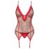 Obsessive Jollymore - conjunto de lingerie natalino - M/L