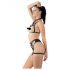 Cottelli - Conjunto de lingerie harness decorativo - preto (S-L)