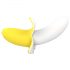 Banana Vibrador à Prova d'Água - Solitário (Amarelo-Branco)