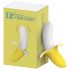 Banana Vibrador à Prova d'Água - Solitário (Amarelo-Branco)