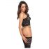 Noir - Corset Rendado Preto