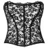 Noir - Corset Rendado Preto