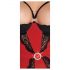 Conjunto Superior Levanta-Searios com Renda Cottelli (vermelho)