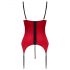 Conjunto Superior Levanta-Searios com Renda Cottelli (vermelho) - M