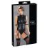 Body Brilhante com Algemas - Cottelli Bondage (Preto) - M