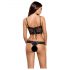 Obsessive Alluria - body de renda floral (preto) - L/XL