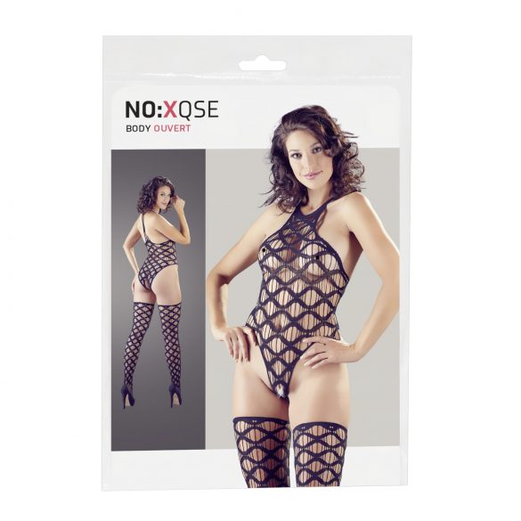 NO:XQSE - Conjunto de lingerie ondulada - Preto (S-L)