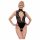 Abierta Fina - Body rendado aberto com strass (preto)