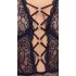 Cottelli Curves Plus Size - Body Transparente com Estampado (preto)