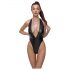 Cottelli Party - Body com decote profundo (preto) - M