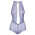 Kissable - Body de renda roxo com pescoço halter