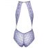 Kissable - Body de renda roxo com pescoço halter