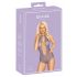 Kissable - Body de renda roxo com pescoço halter - L/XL