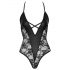 Cottelli Party - Body com Estampa Floral (Preto)