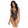 Cottelli Party - Body com Estampa Floral (Preto) - M