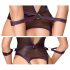 Cottelli Bondage - Body Aberto com Amarras para Braços (preto) - M