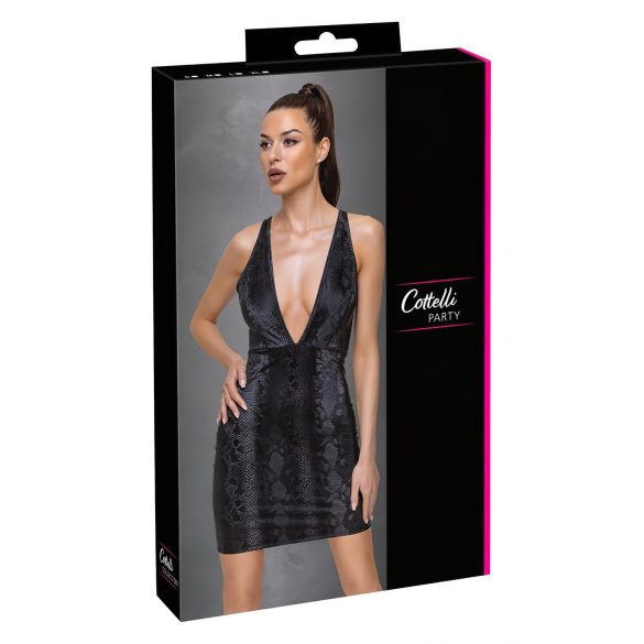 Cottelli Party - Vestido com Estampa de Cobra (Preto)