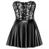 Noir - Mini vestido brilhante rendado (preto)