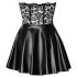 Noir - Mini vestido brilhante rendado (preto) - M