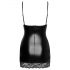 Noir - minivestido com laterais transparentes (preto) - M