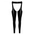 Noir - Meia Brilhante com Chaps (Preto) - M