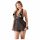 Cottelli Plus Size - Babydoll rendado e fluido (preto) - 3XL