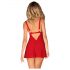 Obsessive Elianes - Conjunto babydoll rendado (vermelho) - M/L