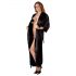 Cottelli - Robe de cetim (preto) - 2XL/3XL