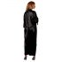 Cottelli - Robe de cetim (preto) - 2XL/3XL