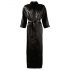 Cottelli - Robe de cetim (preto) - 2XL/3XL