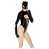 Veludo Preto - Body Batwoman de Manga Longa (Preto) - M