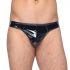 Black Level - Clássica tanga masculina em laca (preto) - L