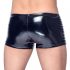 Black Level - Shorts masculinos com zíper e nervuras (preto) - M