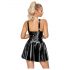 LATEX - Vestido mini com saia babado (preto)