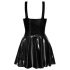 LATEX - Vestido mini com saia babado (preto)