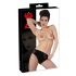 LATEX - Cueca feminina com plugue interno (preto)