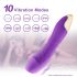 Mrow Real Lover - Vibrador realista recarregável à prova d'água (roxo)