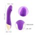 Mrow Real Lover - Vibrador realista recarregável à prova d'água (roxo)