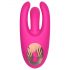 Mrow - vibrador recarregável 3 pontas para clitóris (rosa)