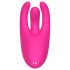 Mrow - vibrador recarregável 3 pontas para clitóris (rosa)