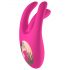 Mrow - vibrador recarregável 3 pontas para clitóris (rosa)