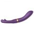 Funny Me Dual - vibrador língua 2 em 1 recarregável (roxo)