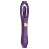 Funny Me Dual - vibrador língua 2 em 1 recarregável (roxo)