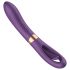 Funny Me Dual - vibrador língua 2 em 1 recarregável (roxo)