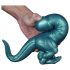 Toppedmonster - Dildo Silicone Dinossauro 26 cm (Turquesa)