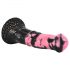 Bad Horse - Dildo de Silicone 18cm (Preto-Rosa)