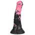 Bad Horse - Dildo de Silicone 18cm (Preto-Rosa)